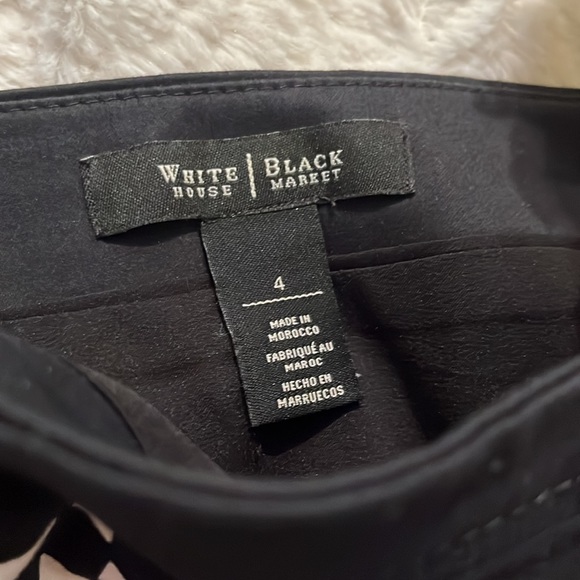 WHBM CHECKERED PENCIL SKIRT SIZE 4 - Picture 2 of 4